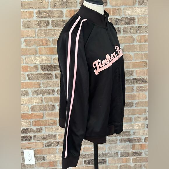 Disney store tinkerbell pink black athletic full zip jacket women’s size xxl - Picture 5 of 10